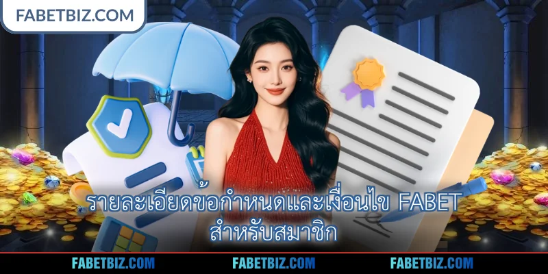 รายละเอียดข้อกำหนดและเงื่อนไข Fabet สำหรับสมาชิก