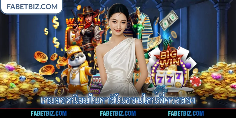 เกมยอดนิยมในคาสิโนออนไลน์ที่ควรลอง