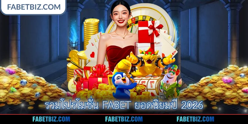 รวมโปรโมชั่น Fabet ยอดนิยมปี 2026