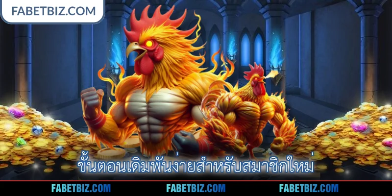 ขั้นตอนเดิมพันง่ายสำหรับสมาชิกใหม่